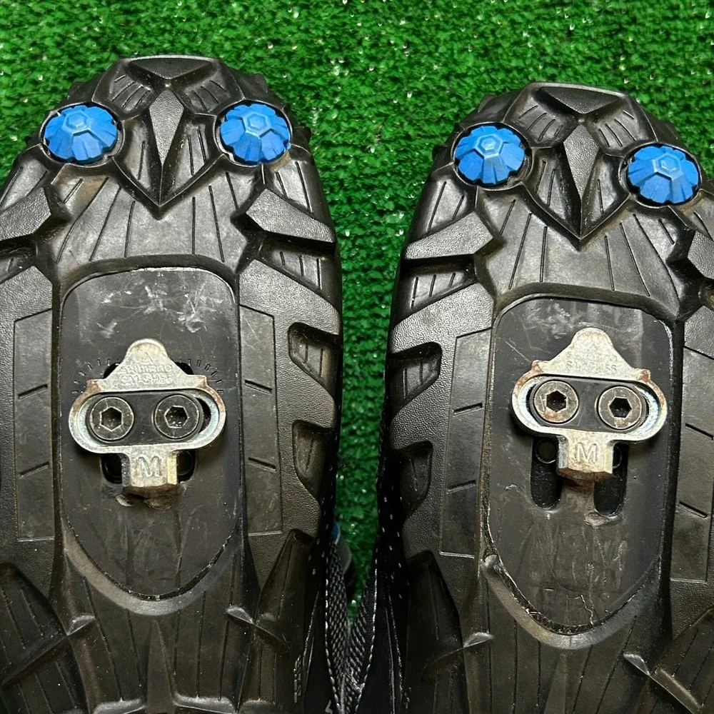 MTB SPD Shimano SH-WM51 Cycling Shoes Black Blue EU 41 US 8.5